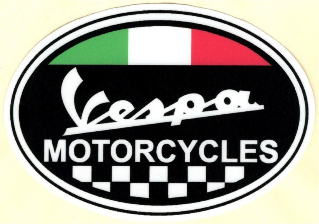 Vespa Motorcycles sticker #16, Motoren, Accessoires | Stickers, Verzenden
