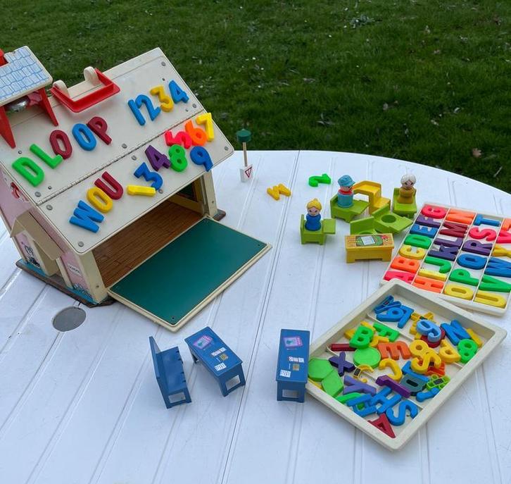 Fisher-price fisherprice fisher price school, Kinderen en Baby's, Speelgoed | Fisher-Price, Ophalen of Verzenden, Gebruikt