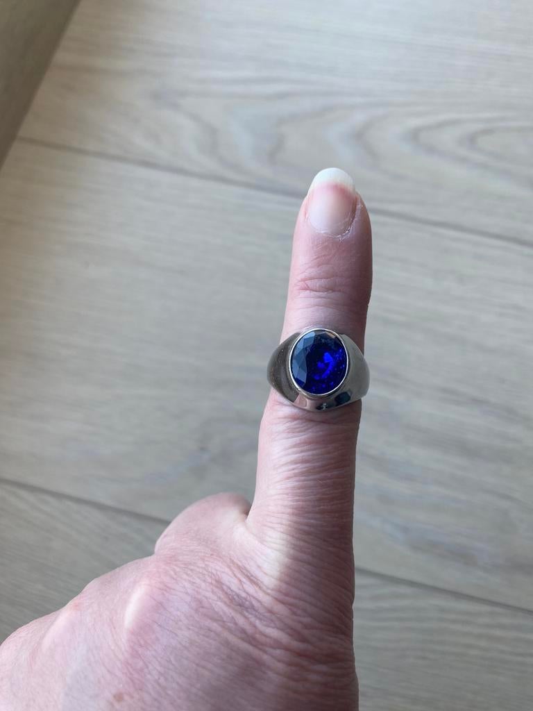 Ring met steen, Handtassen en Accessoires, Ophalen, Zo goed als nieuw