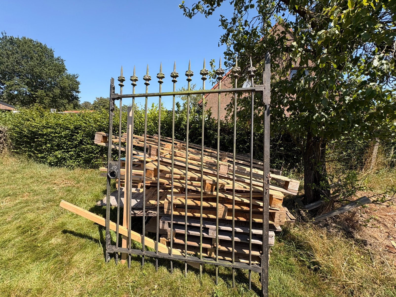Smeedijzere poort, Enlèvement, Utilisé, Fer