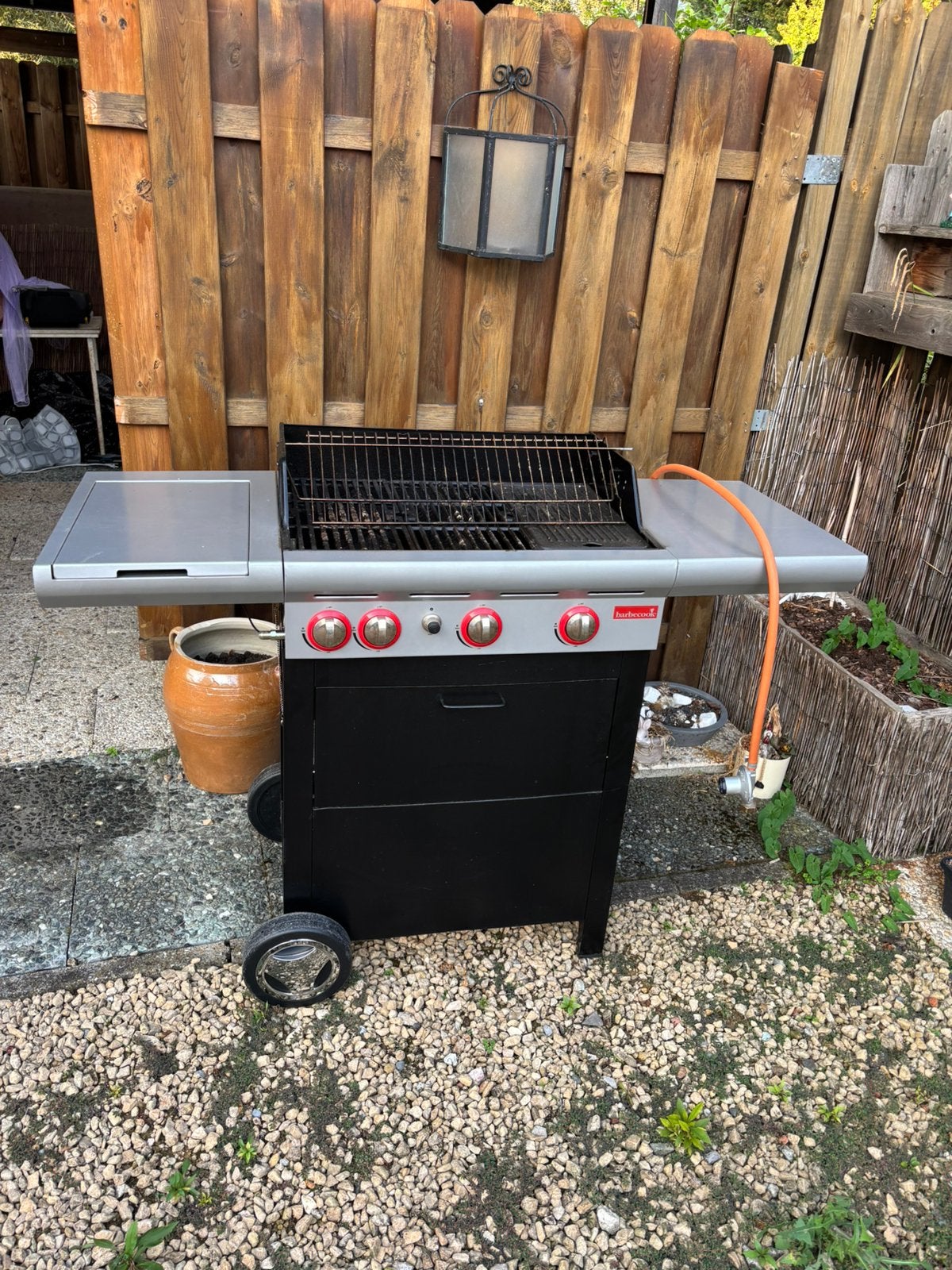 BBQ op gas merk barbecook, Ophalen, Gebruikt