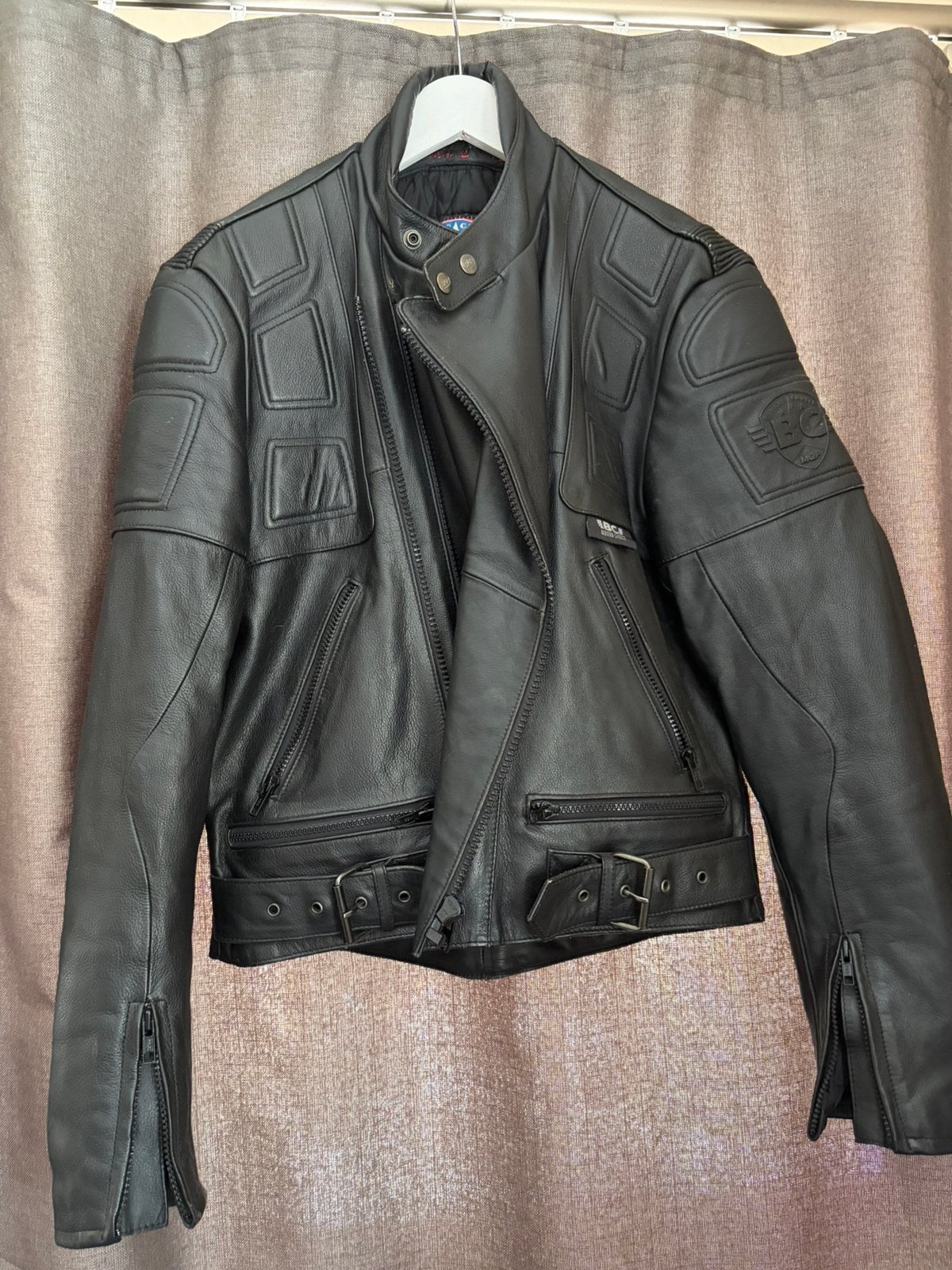 Motorjas maat 52 bikers choise, Motoren, Ophalen, Tweedehands, Heren, Jas | leer