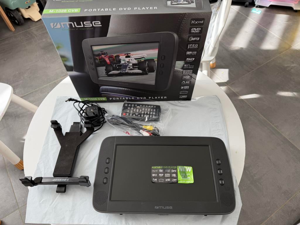 Lecteur DVD portable Muse M-1028 CVB, TV, Hi-fi & Vidéo, Lecteurs DVD, Comme neuf, Lecteur DVD, Autres marques, Portable, Enlèvement
