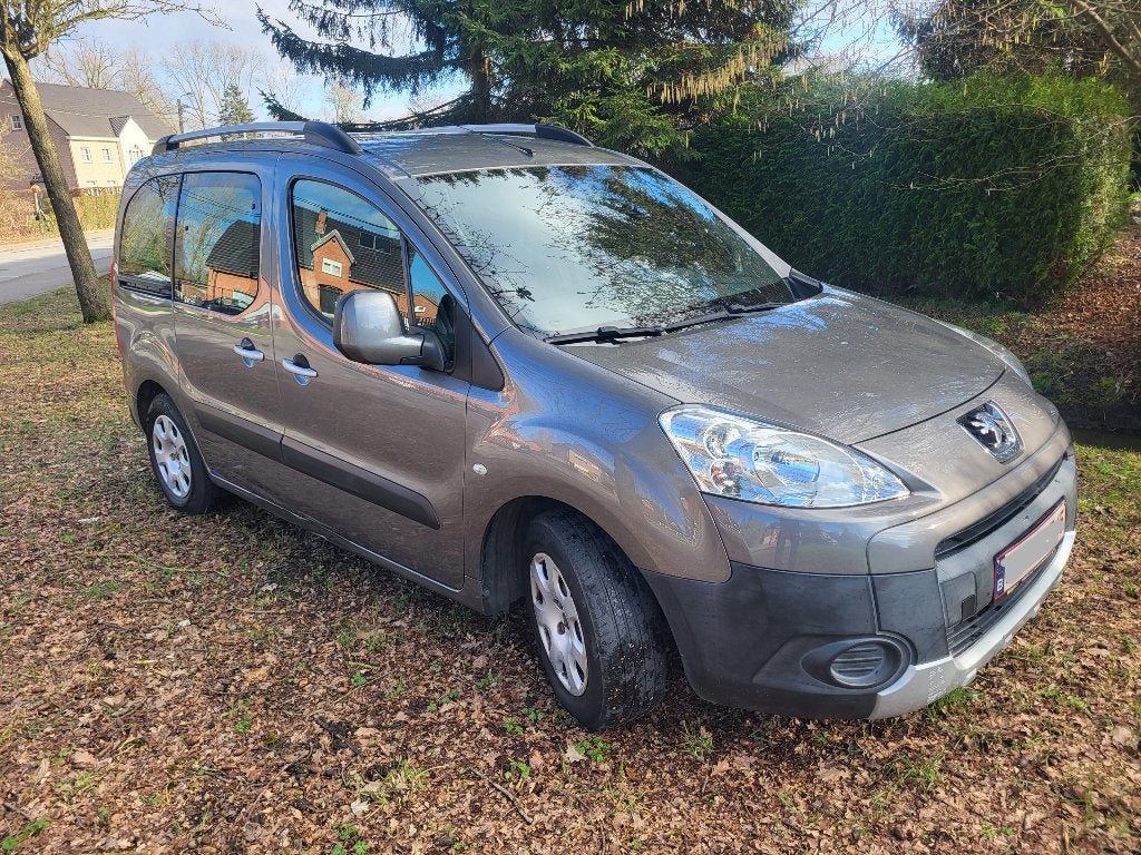 Peugeot Partner Tepee 1.6 Essence, Argent ou Gris, Boîte manuelle, Noir, 5 portes