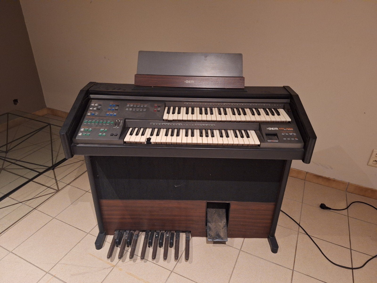 Elektronisch orgel, Ophalen, Gebruikt, 2 klavieren, Orgel