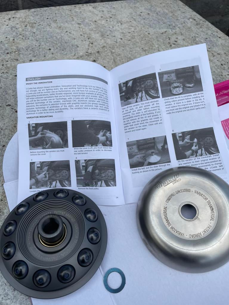 COSTA PRO vario in perfecte staat afhalen of opsturen kan, Motoren, Motoren | Yamaha, Particulier