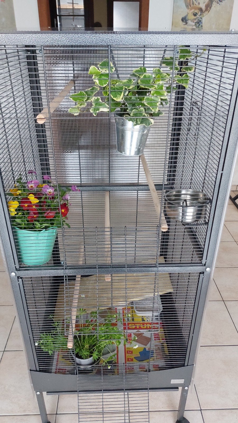 Kooi in nieuwstaat 150x60x60, Ophalen, Vogelkooi
