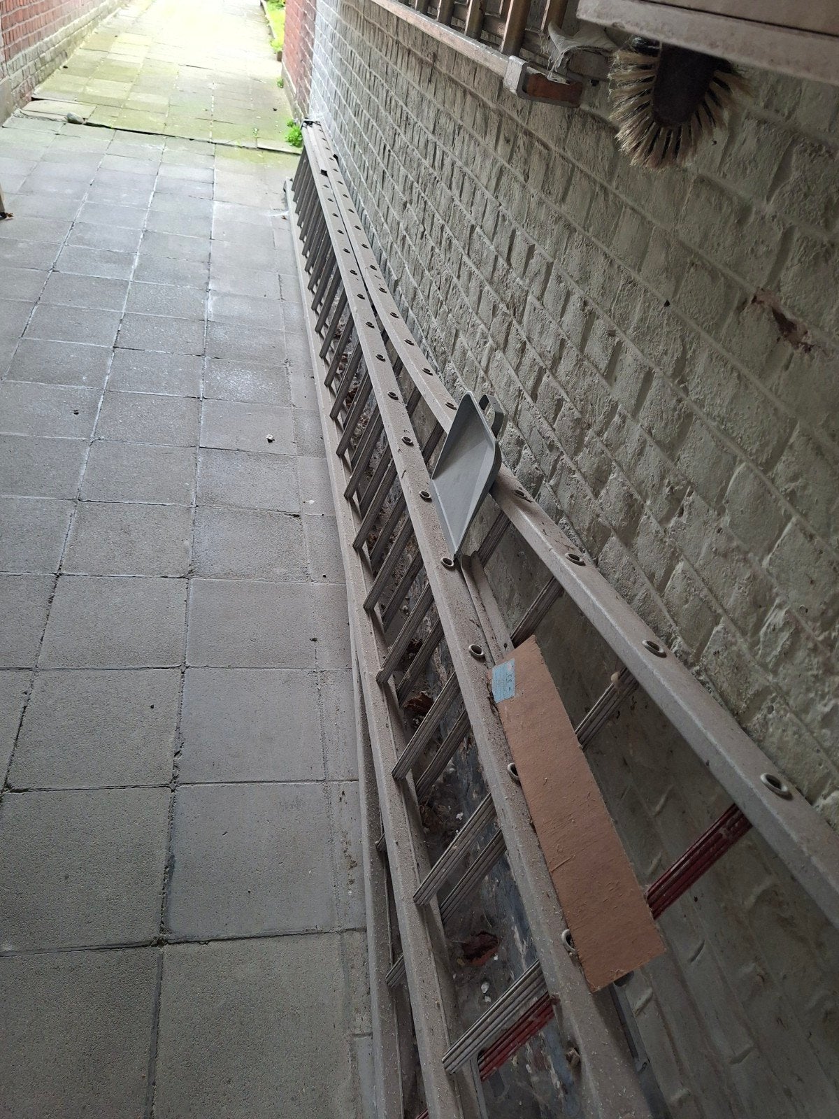 Dubbele alu ladder 5m
