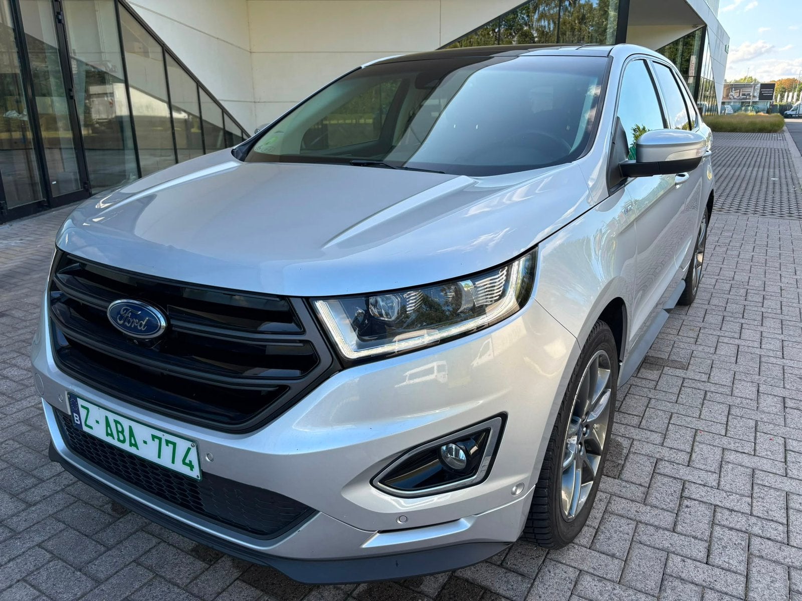 Ford Edge 2.0 TDCI ST Line 4x4 Pano Xénon 2017 140 000 km, Autos, Ford, Cuir, Argent ou Gris, Entreprise, Noir