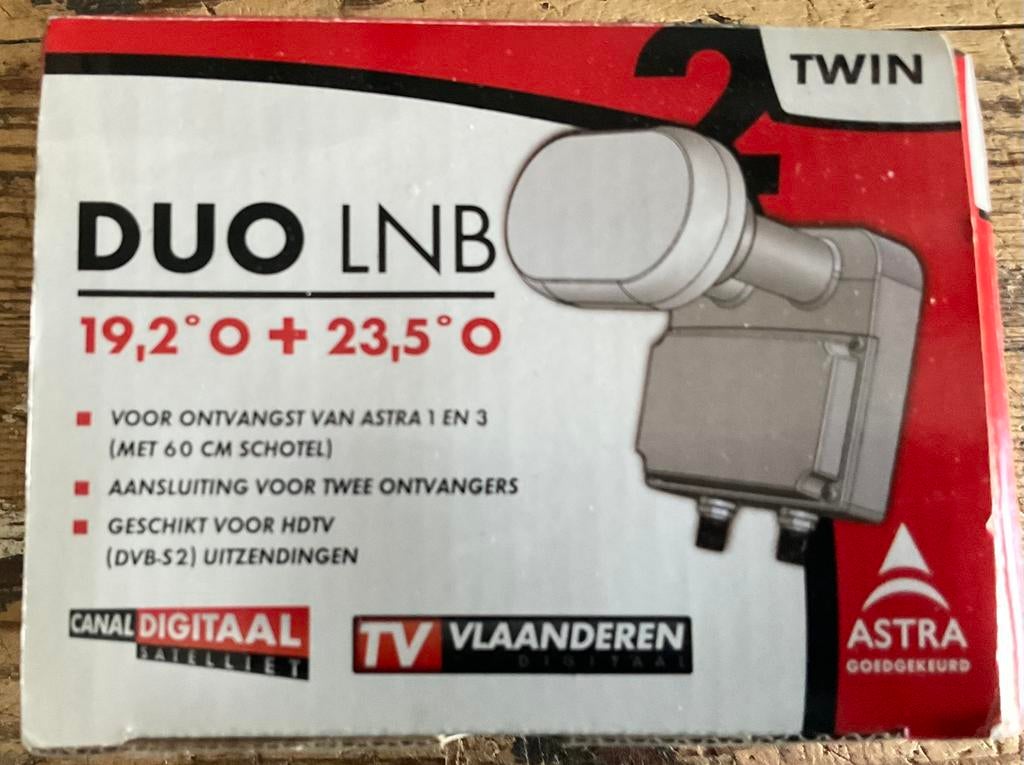 DUO LNB TV vlaanderen, TV, Hi-fi & Vidéo, Antennes paroboliques, Enlèvement ou Envoi, Neuf