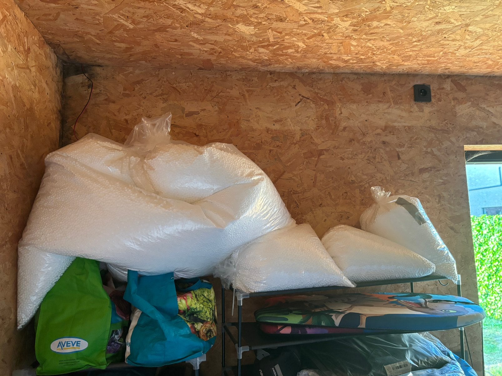 EPS Parels 490 l, Huis en Inrichting, Ophalen, Nieuw, Wit, Zitzak