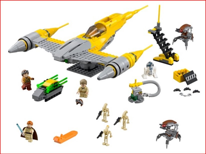Lego Star Wars 75092 : Naboo Starfighter, Complet, Lego, Ensemble complet, Comme neuf