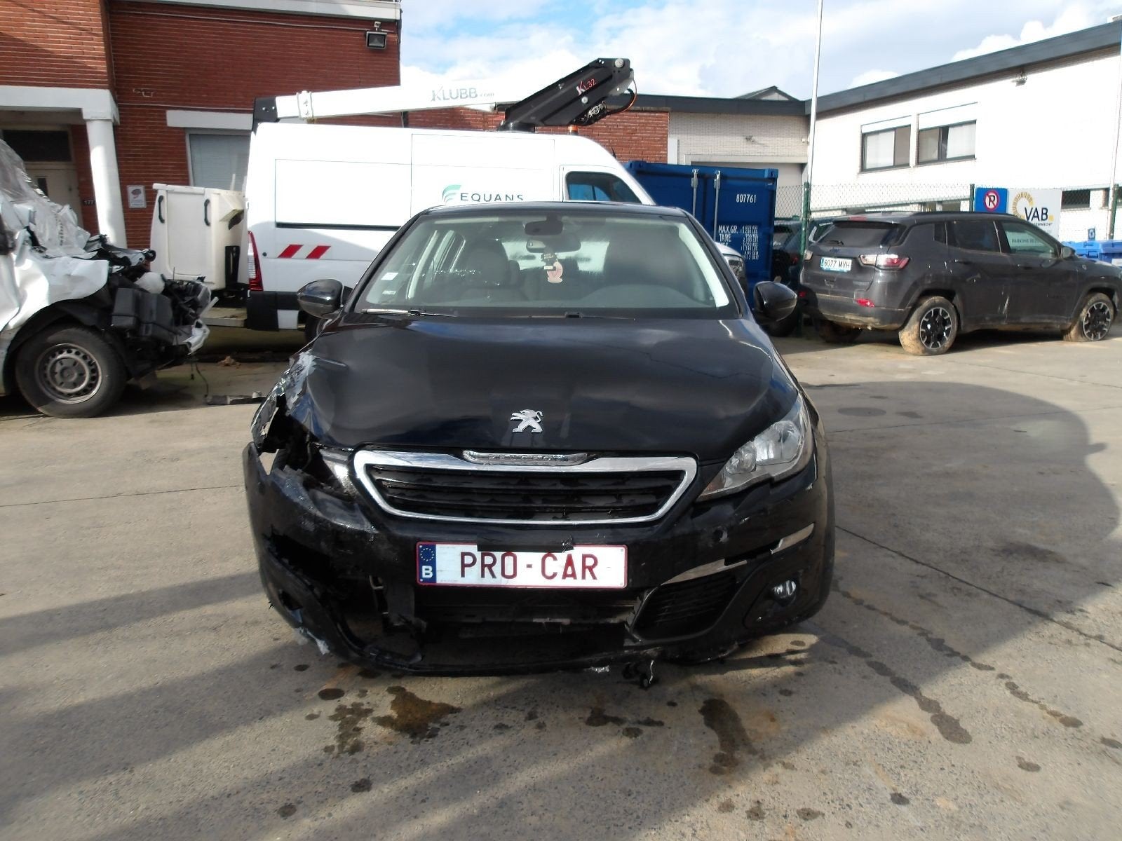 PEUGEOT 308  DIESEL 05/14, Zwart, Bedrijf, ABS, Te koop
