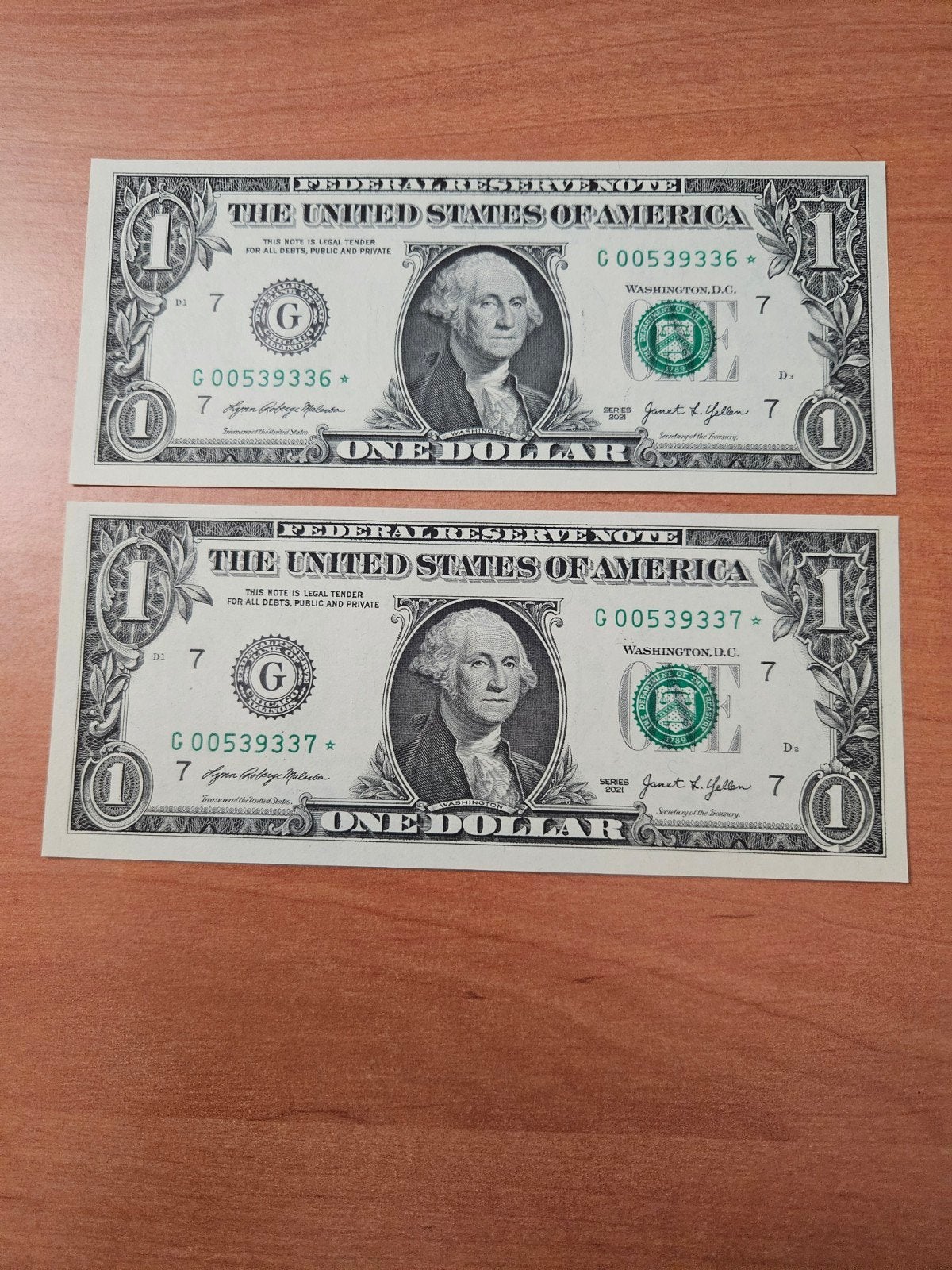 2x 1 dollar USA UNC 2021 jaar STER, Timbres & Monnaies, Enlèvement ou Envoi, Amérique du Nord, Série