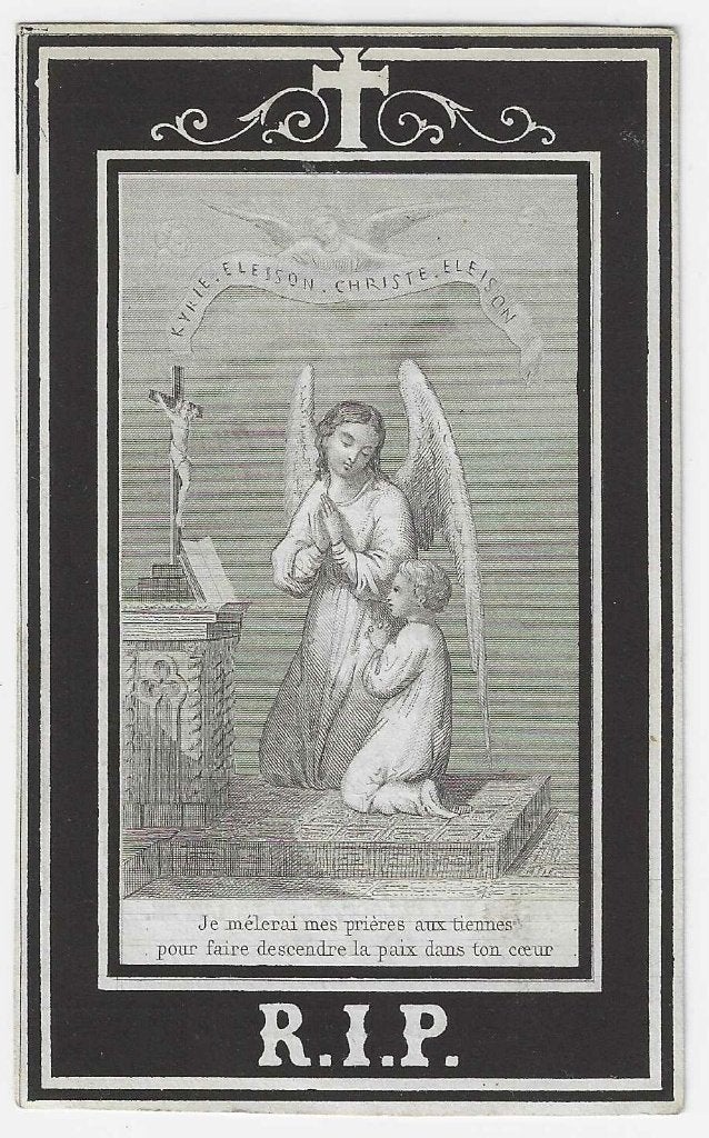 Rosalie Verdonckt, Avelghem 1807 - Avelghem 1871, Ophalen of Verzenden, Bidprentje