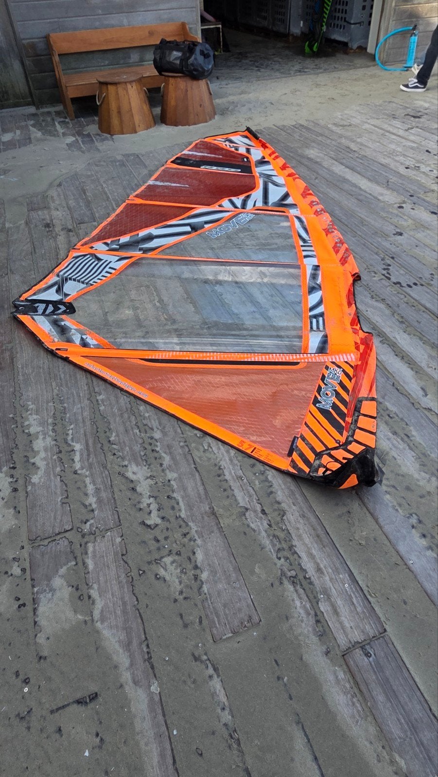 RRD Move MK6 5.7 freemove, Watersport en Boten, Ophalen, 5 tot 6.5 m², RRD, Zeil