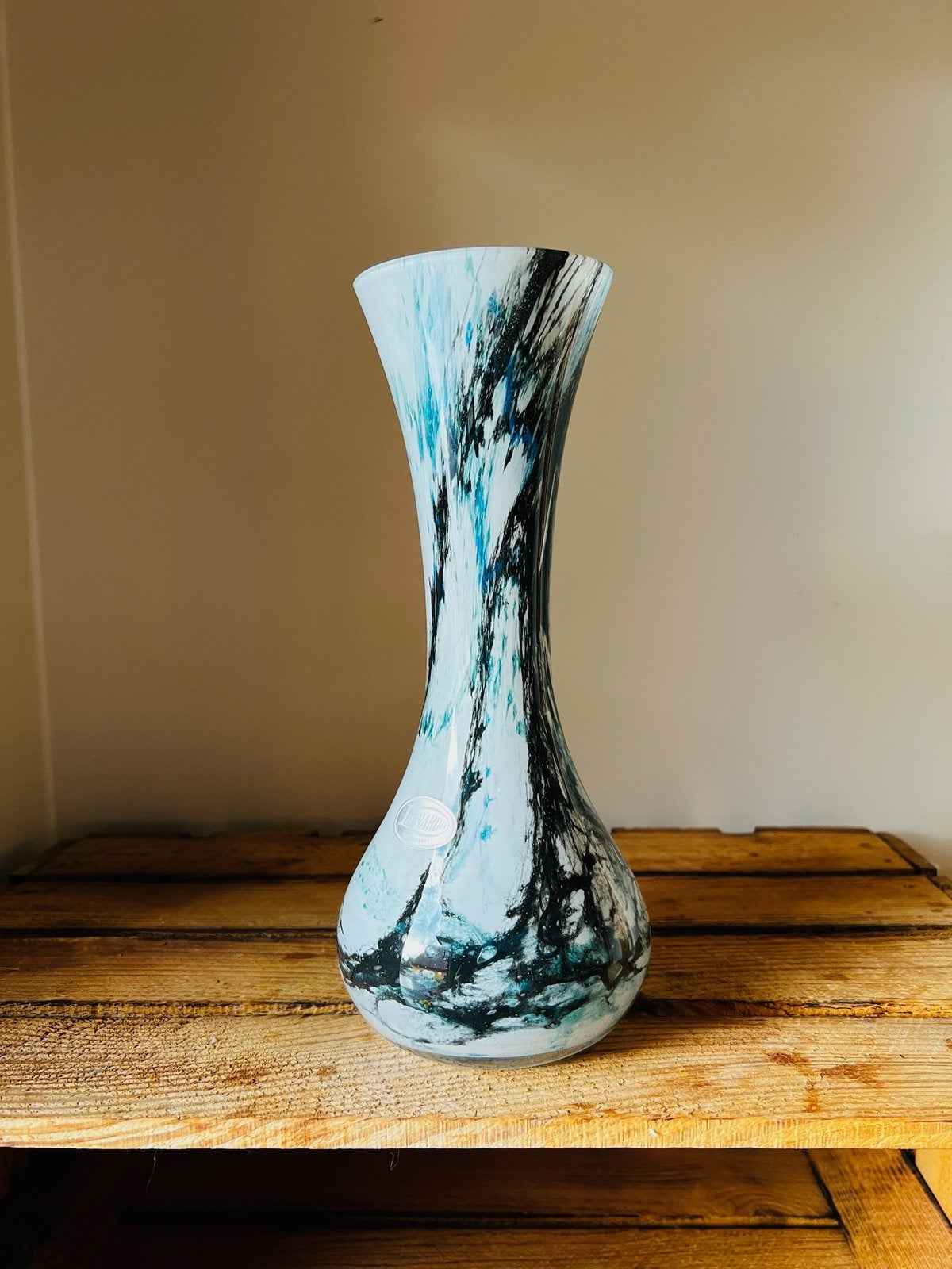 Vase en opaline Leonardo page page style Carlo Moretti, Antiquités & Art, Enlèvement ou Envoi