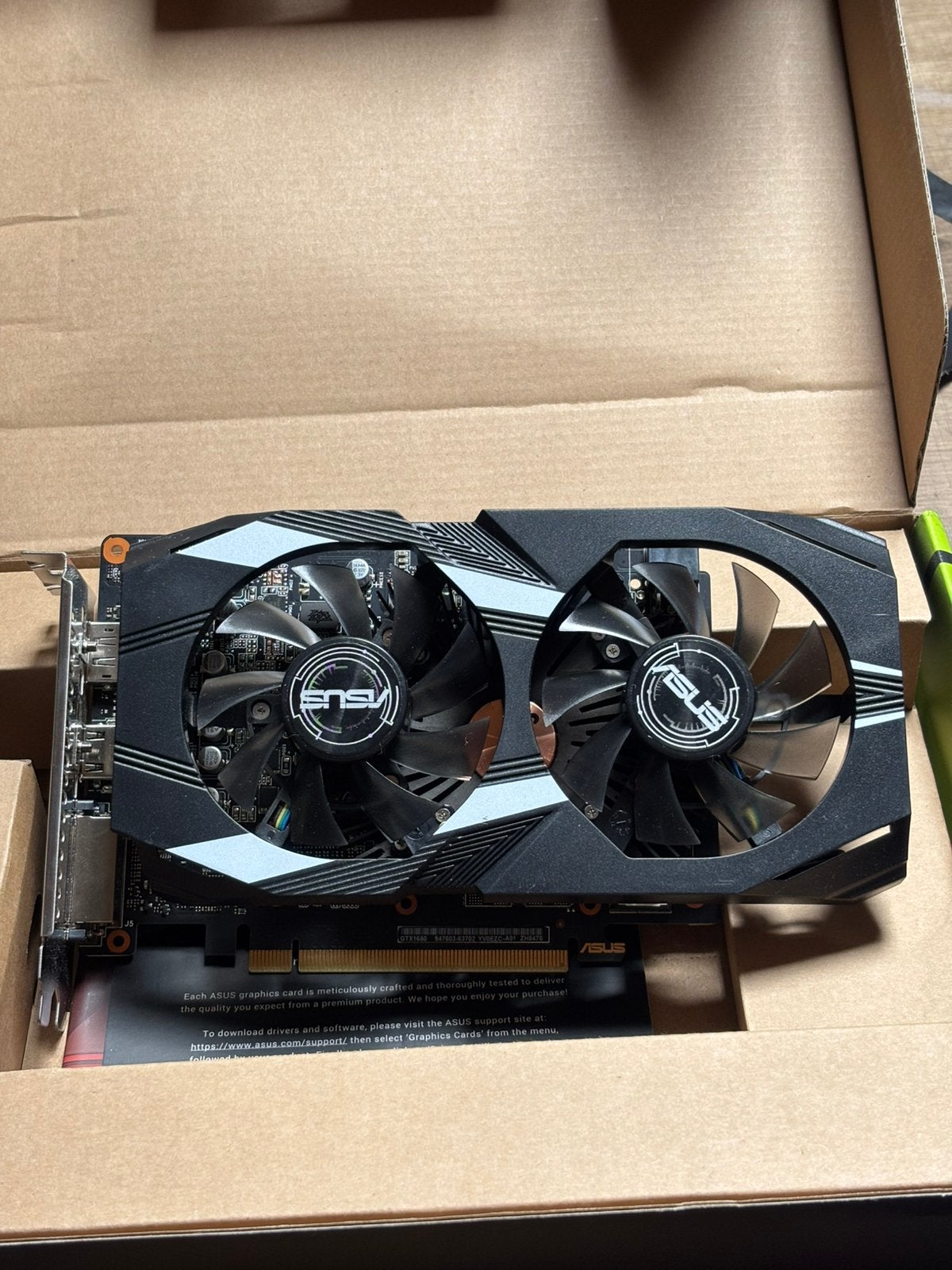 Graphic card / ring / horloge, Computers en Software, Videokaarten, Ophalen, Zo goed als nieuw