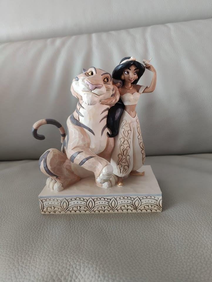 beeld Jasmine en Rajah - Disney, Verzamelen, Ophalen, Overige figuren, Zo goed als nieuw, Beeldje of Figuurtje