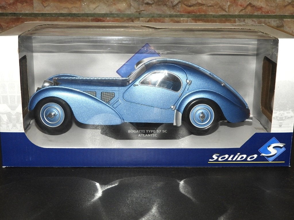 Bugatti Type 57 SC Atlantic - Echelle 1/18, Hobby & Loisirs créatifs, Enlèvement ou Envoi, Neuf, Voiture, Solido