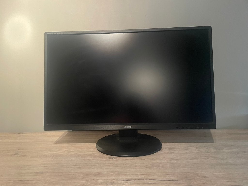 IIyama 27" Full HD monitor met ingebouwde usb hub, Gaming, DVI, Gebruikt, Iiyama
