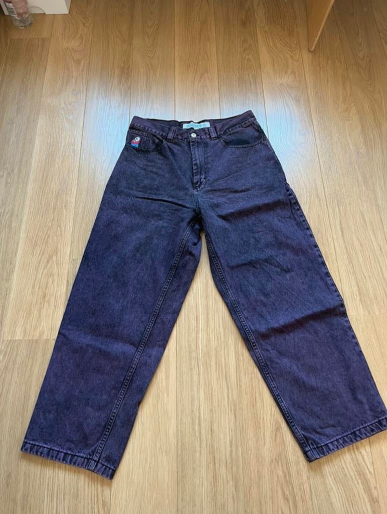 2 big boy pants/ purple & red, Kleding | Heren, Broeken en Pantalons, Ophalen, Zo goed als nieuw, Maat 48/50 (M), Paars