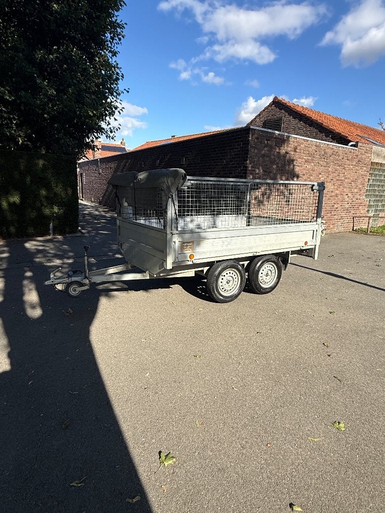 Remorque à double essieu en aluminium, Enlèvement, Comme neuf