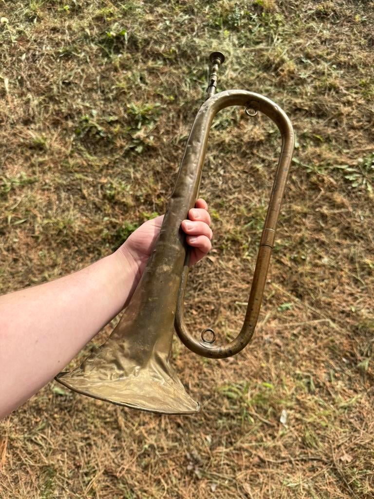 Wo1 Franse trompet schuurvondst, Verzamelen, Ophalen of Verzenden
