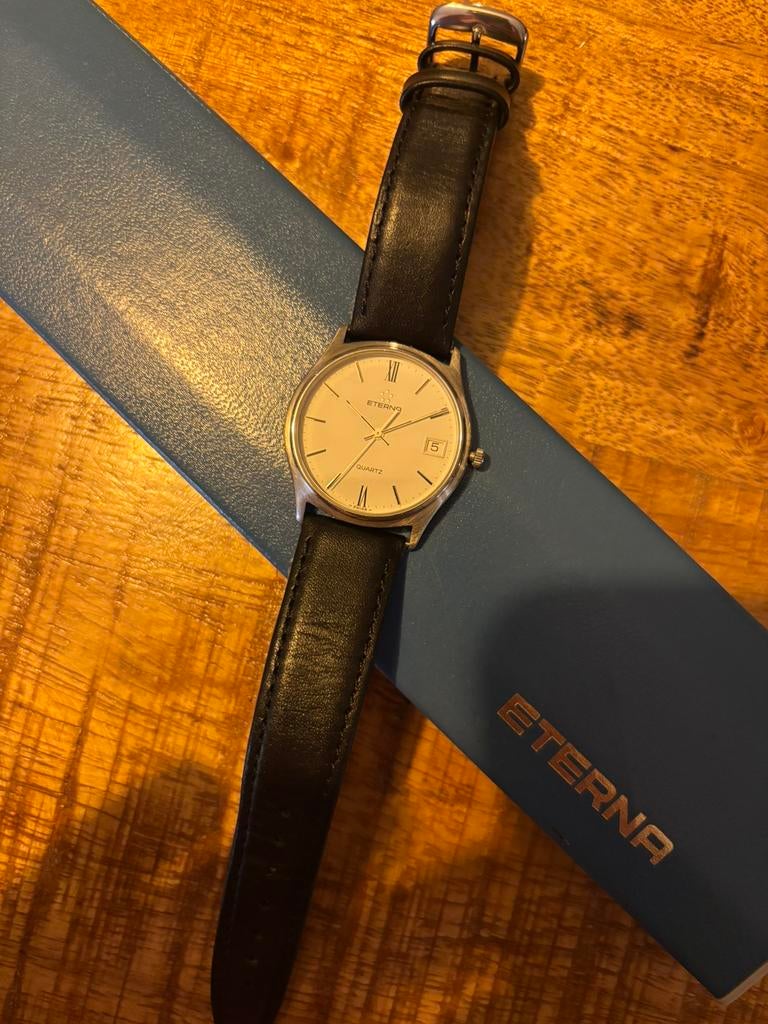 Vintage Eterna Quartz herenhorloge, Ophalen