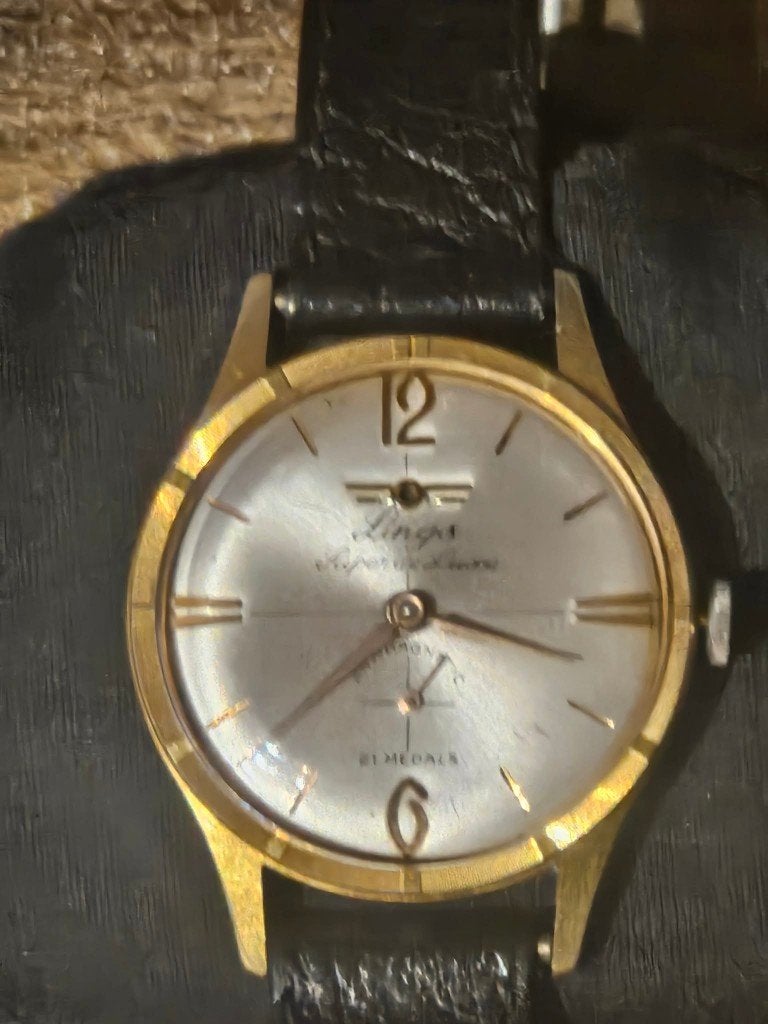LINGS SUPER DE LUXE – MONTRE HOMME VINTAGE SUISSE (MW23), Enlèvement ou Envoi