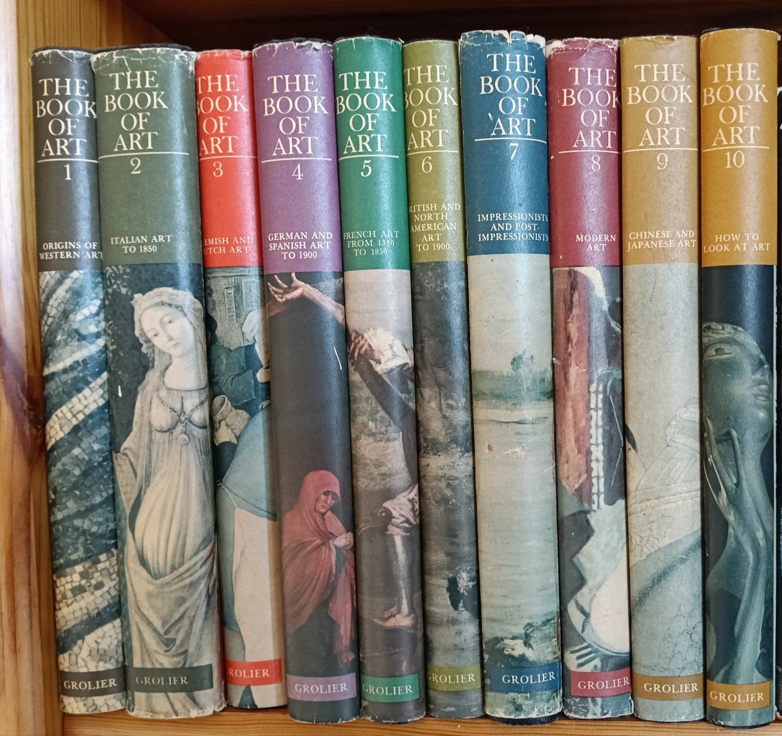The Book of Art- Original of Western Art- Grolier 1965, Boeken, Gelezen, Ophalen of Verzenden, Multiples. Grolier, Schilder- en Tekenkunst