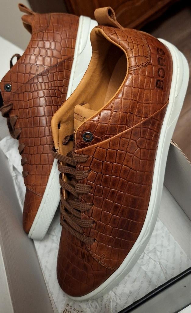 Björn Borg Kendrick Croco Sneakers – Cognac Leer – Maat 43, Vêtements | Hommes, Chaussures, Envoi, Brun, Baskets