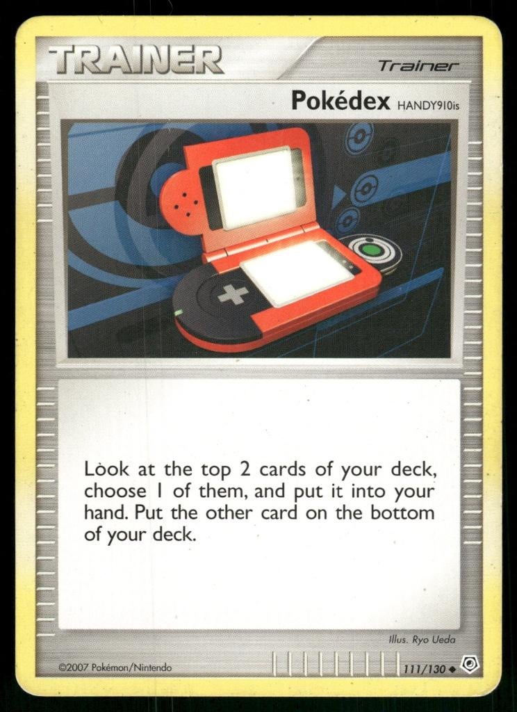 Pokédex HANDY910is 111/130 - Diamond &amp; Pearl (EX), Envoi, Utilisé