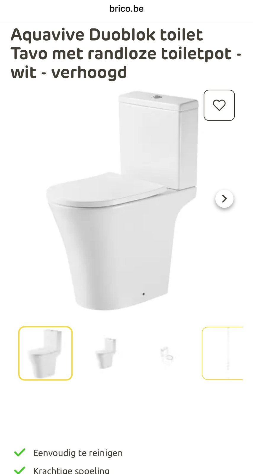 Nieuwe staand toilet van Brico, Doe-het-zelf en Bouw, Ophalen of Verzenden, Nieuw, Toilet