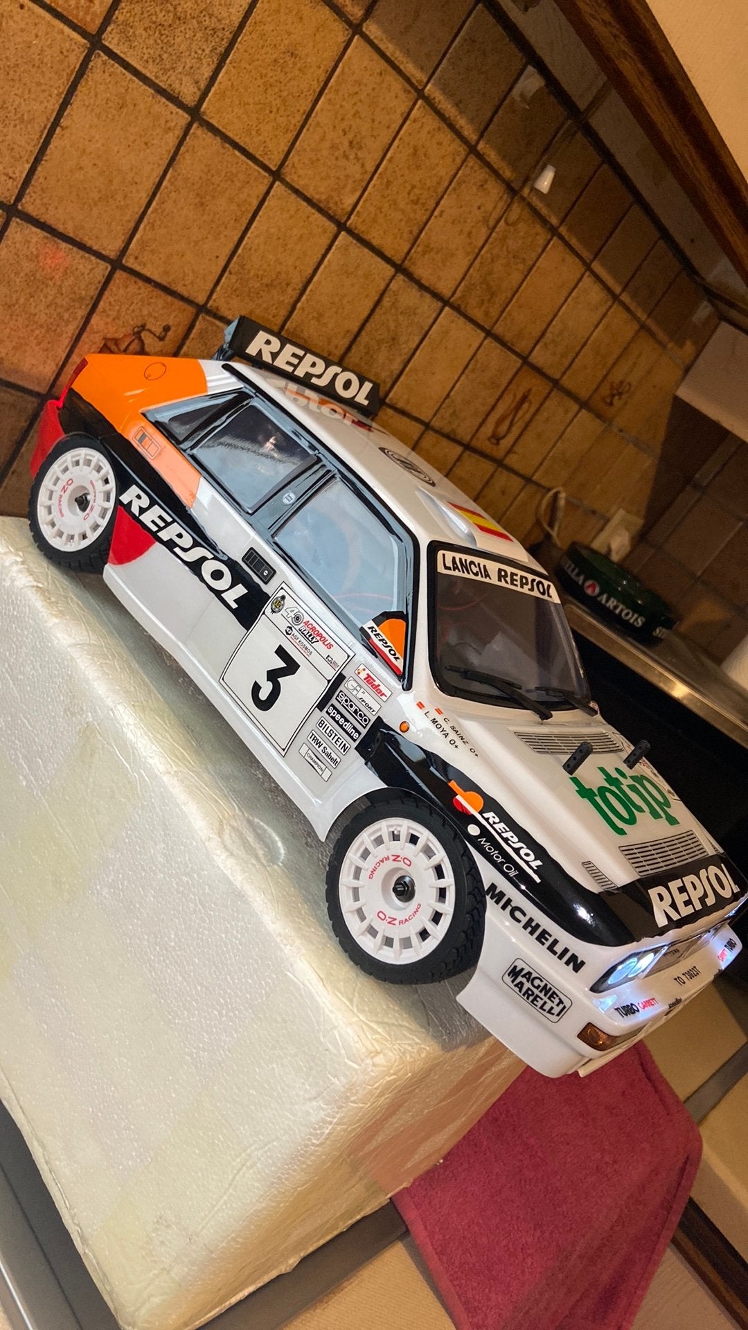 RC KILLERBODY LANCIA DELTA WRC NAGELNIEUW RTR, Elektro, Nieuw, Ophalen of Verzenden, Schaal 1:10