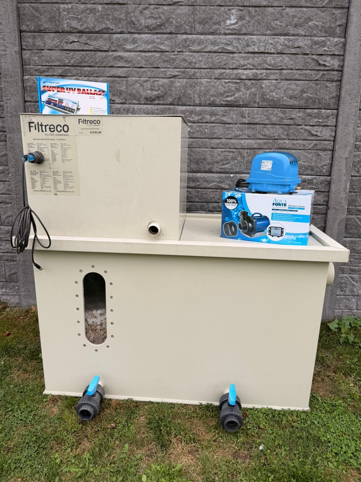 COMPLET FILTRECO FILTER comprenant pompe, UV, etc., Jardin & Terrasse, Accessoires pour étangs, Enlèvement ou Envoi, Comme neuf