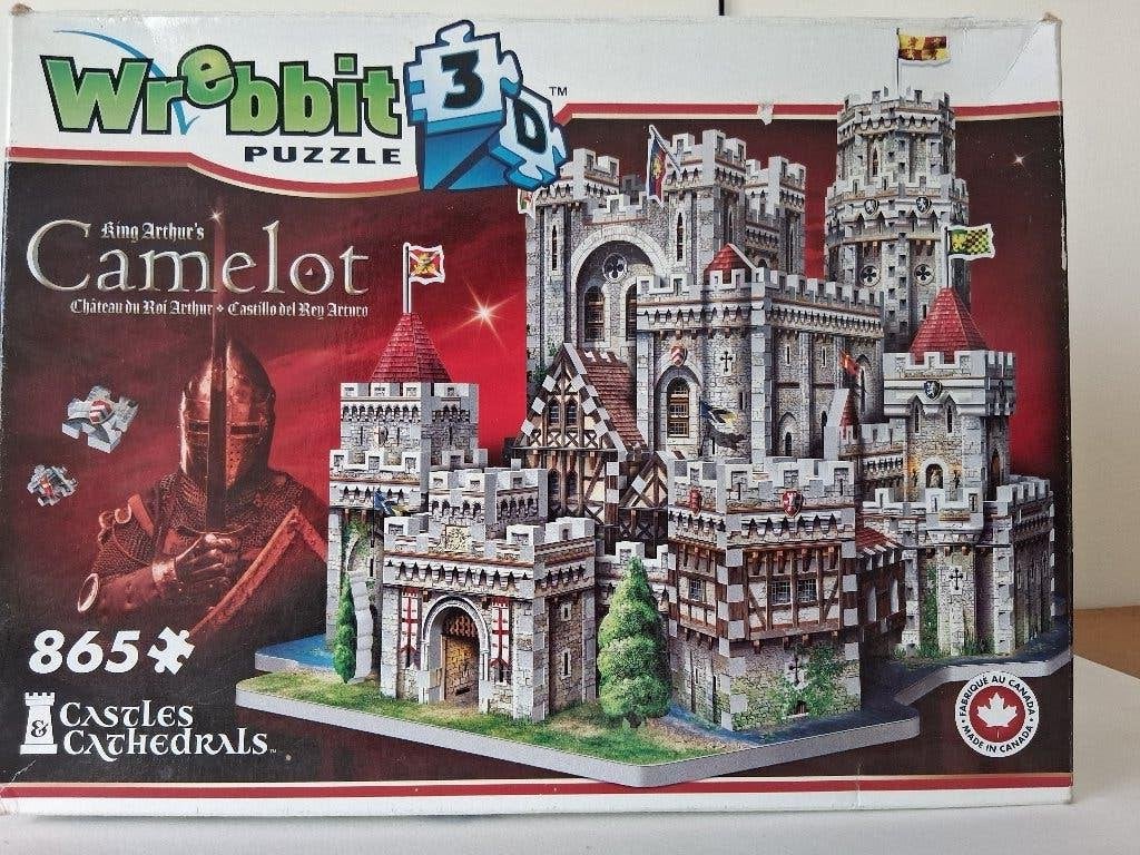 3-D puzzel Camelot, Enlèvement, 500 à 1500 pièces, Utilisé, Rubik's Cube ou Puzzle 3D