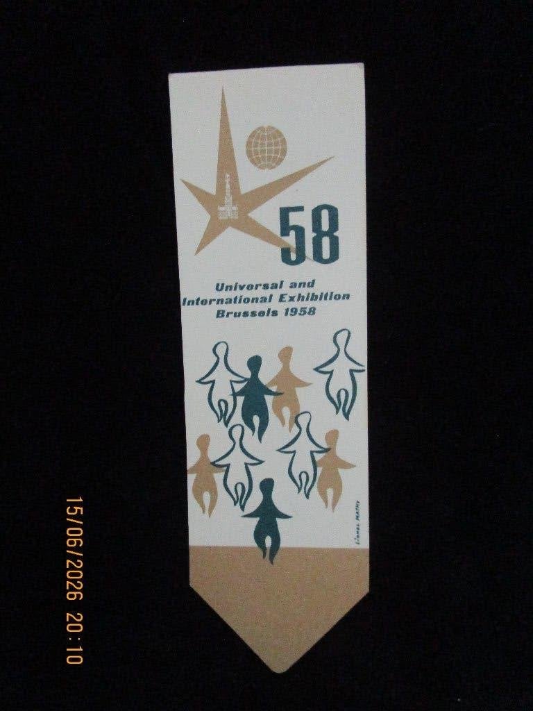 EXPO 58 PROMOMATERIAAL - FLYER - BOEKLEGGER, Ophalen of Verzenden, Nieuw