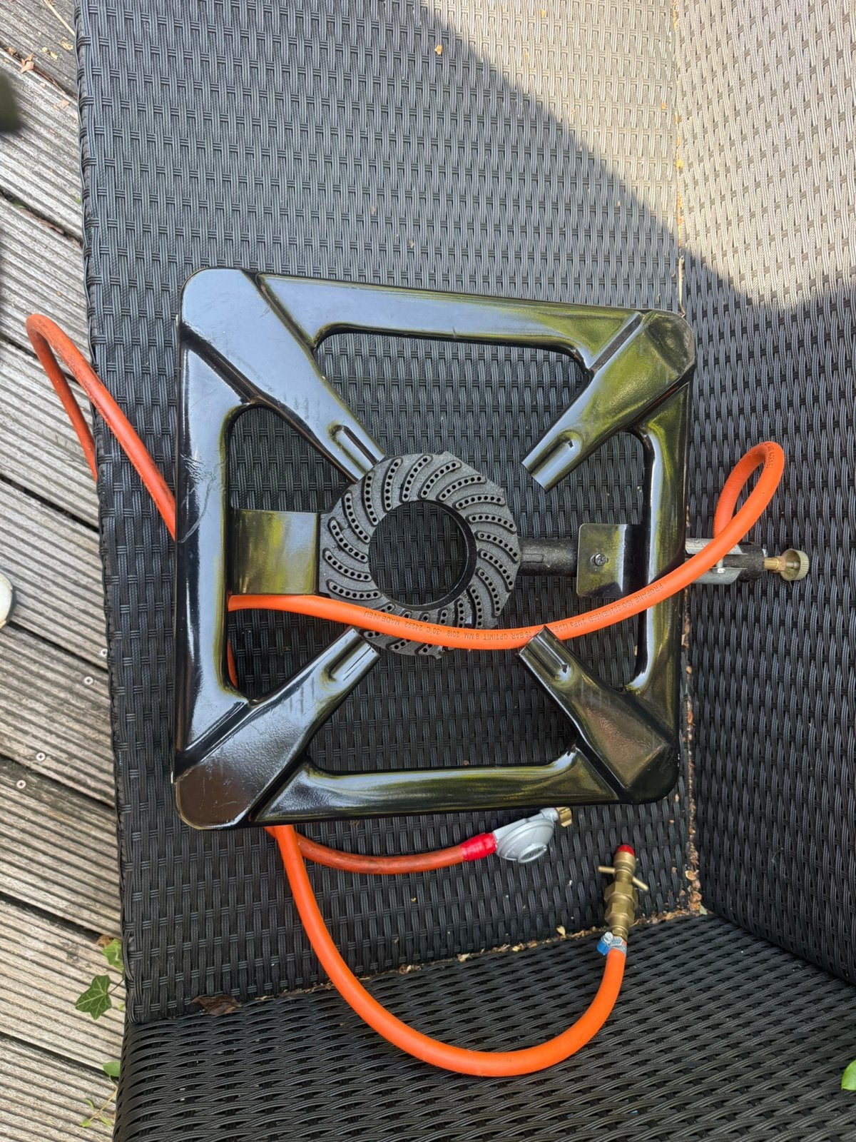 Gasbrander met ontspanner, Caravans en Kamperen, Overige Caravans en Kamperen, Ophalen, Nieuw