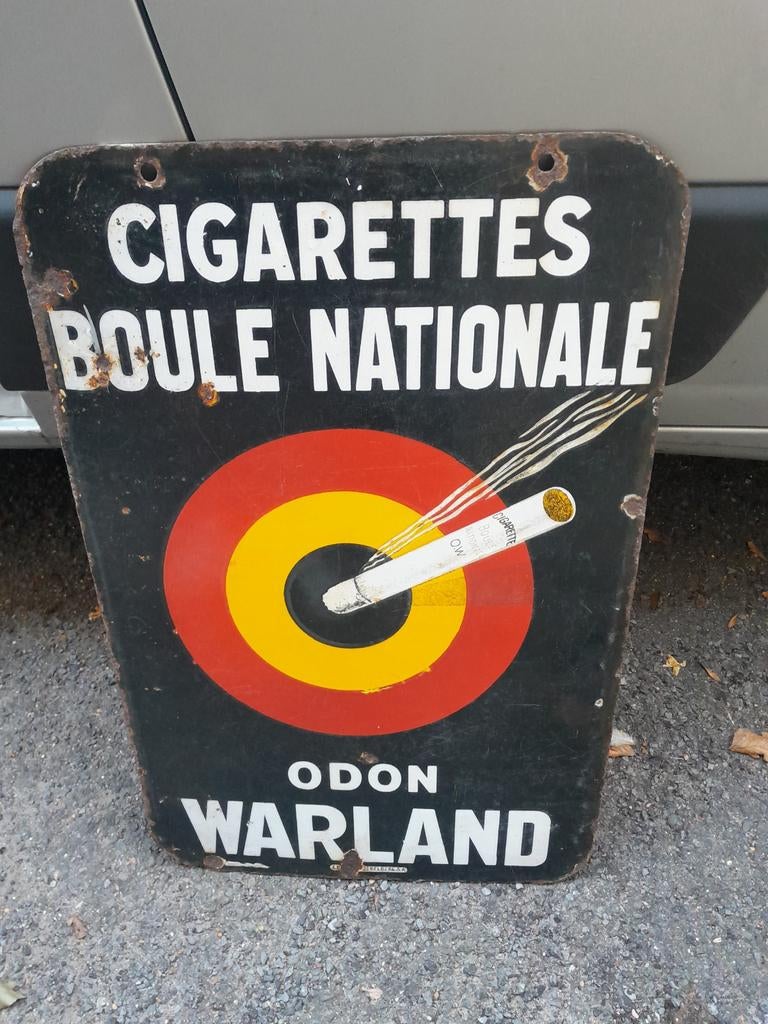 Dubbelzijdig bord boule nationale, Verzamelen, Ophalen