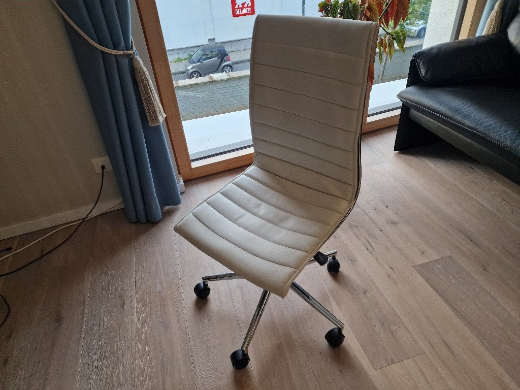 Chaise bureau, Enlèvement, Comme neuf, Blanc, Chaise de bureau