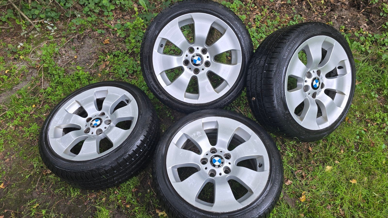 BMW Wielset 17" All season, 3 serie e90 e91 e92 e93, Auto-onderdelen, Ophalen, Banden en Velgen, 17 inch, All Season