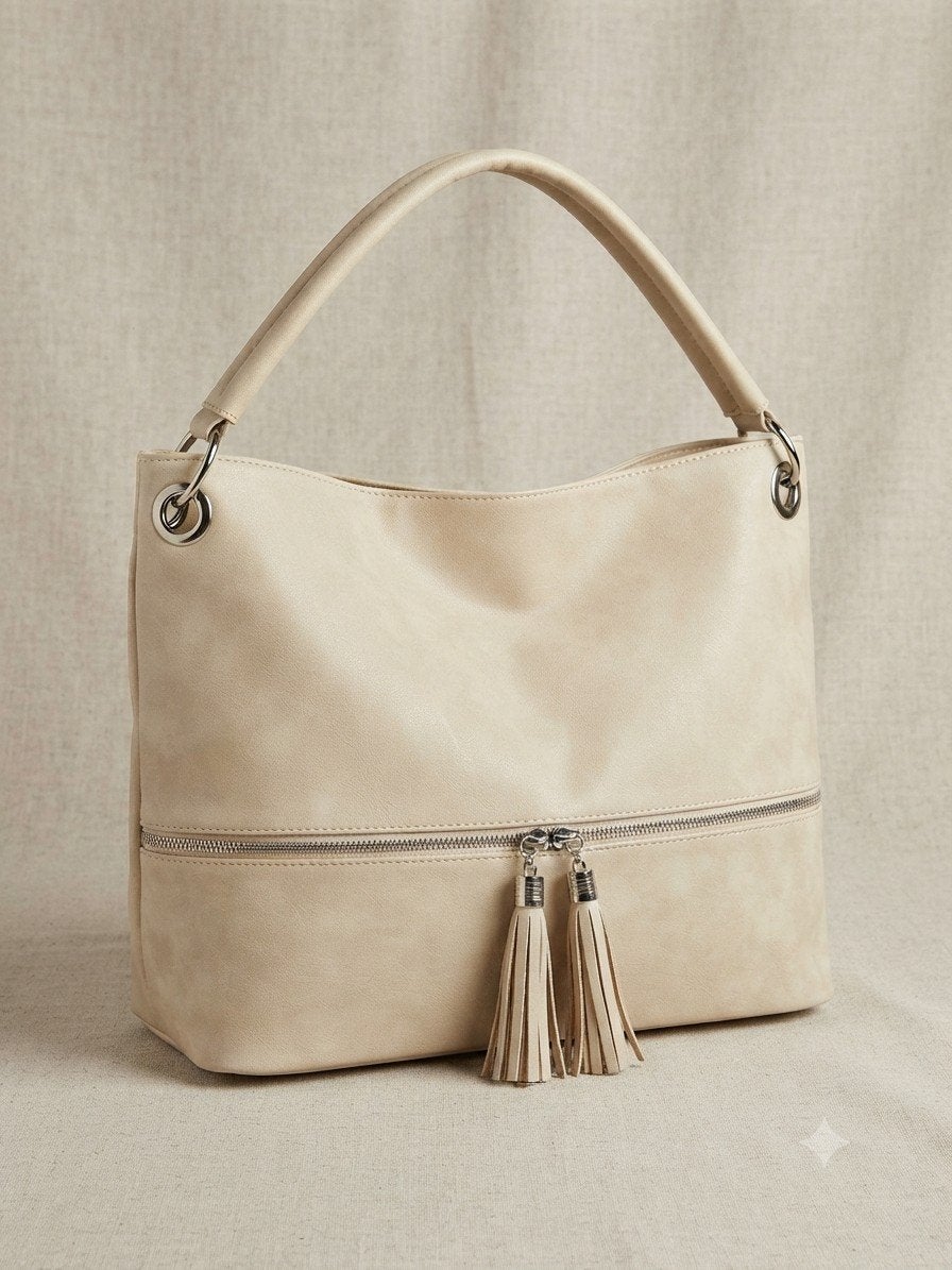 Sac à main beige, Enlèvement ou Envoi, Comme neuf, Beige, Sac à main