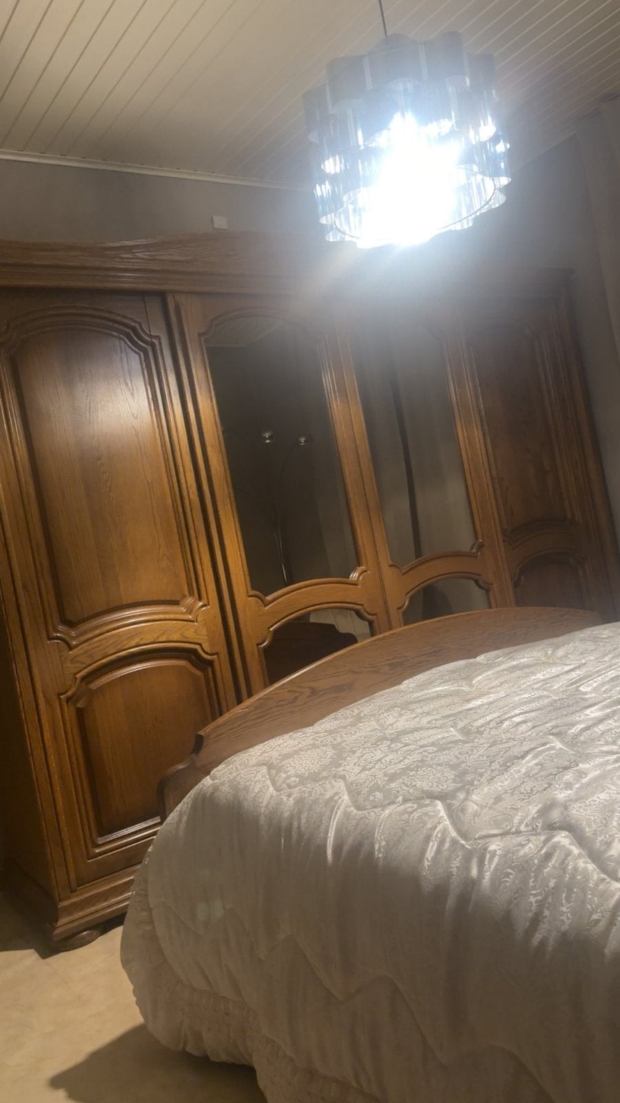 Chambre a coucher, Huis en Inrichting, Slaapkamer | Complete slaapkamers, Zo goed als nieuw, Ophalen