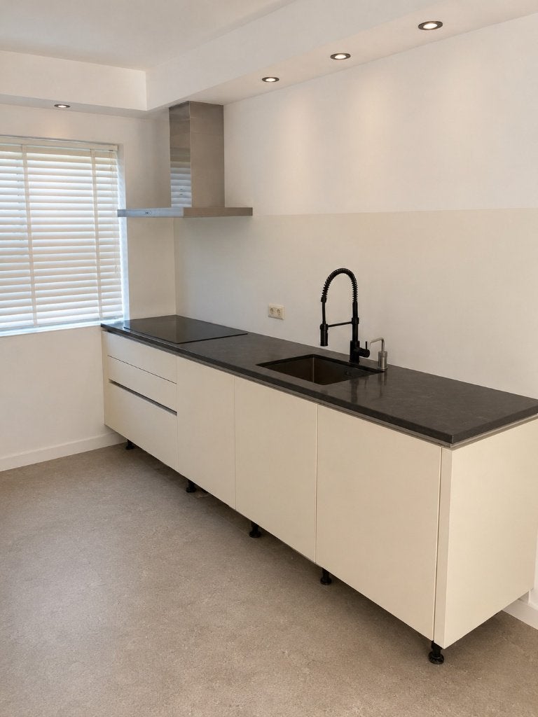 ✨MODERNE GREEPLOZE RECHTE KEUKEN +KASTENWAND✨
