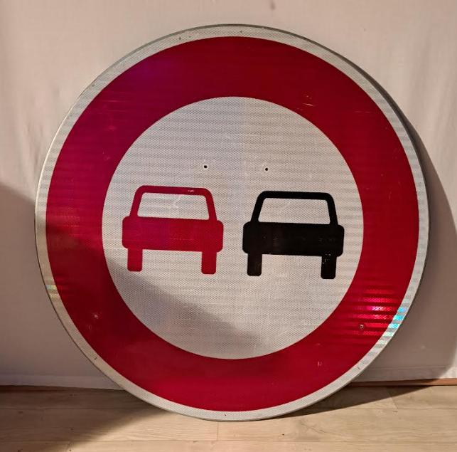 origineel verkeersbord, Ophalen
