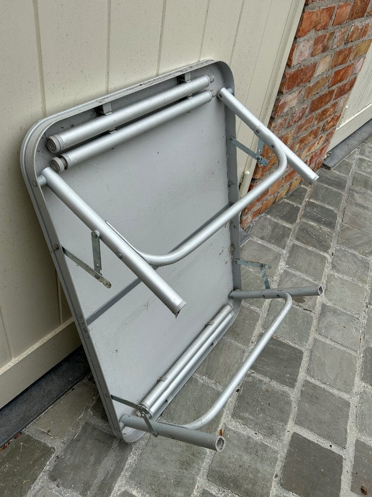 Plooitafel aluminium 55 x 75, Maison & Meubles, Tables | Tables d'appoint, Enlèvement