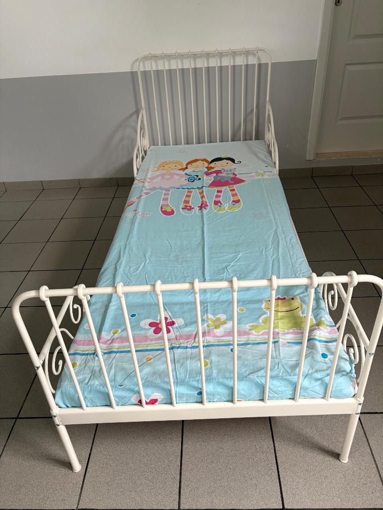 Kinderbed peuterbed IKEA Minnen, 85 tot 100 cm, Gebruikt, 180 cm of meer, Ophalen