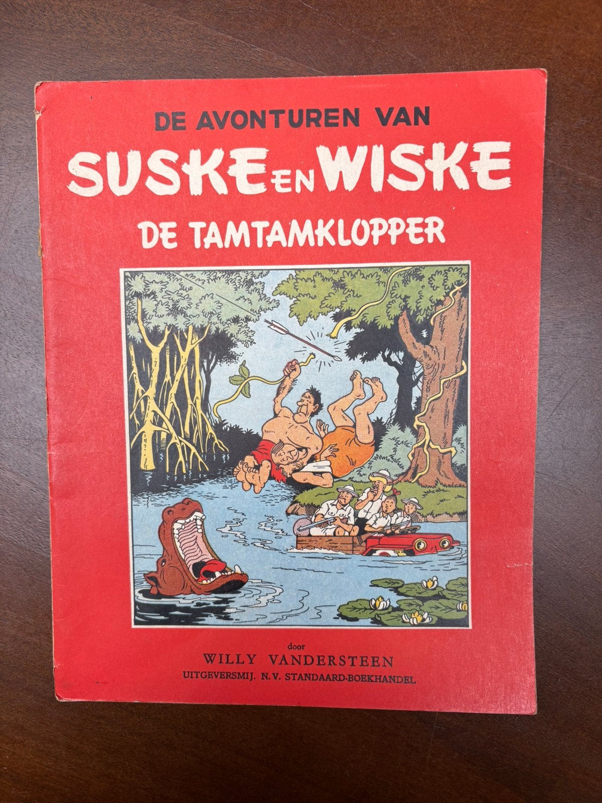 Oude suske en wiske de tamtamklopper, Boeken, Stripverhalen, Verzenden, Zo goed als nieuw