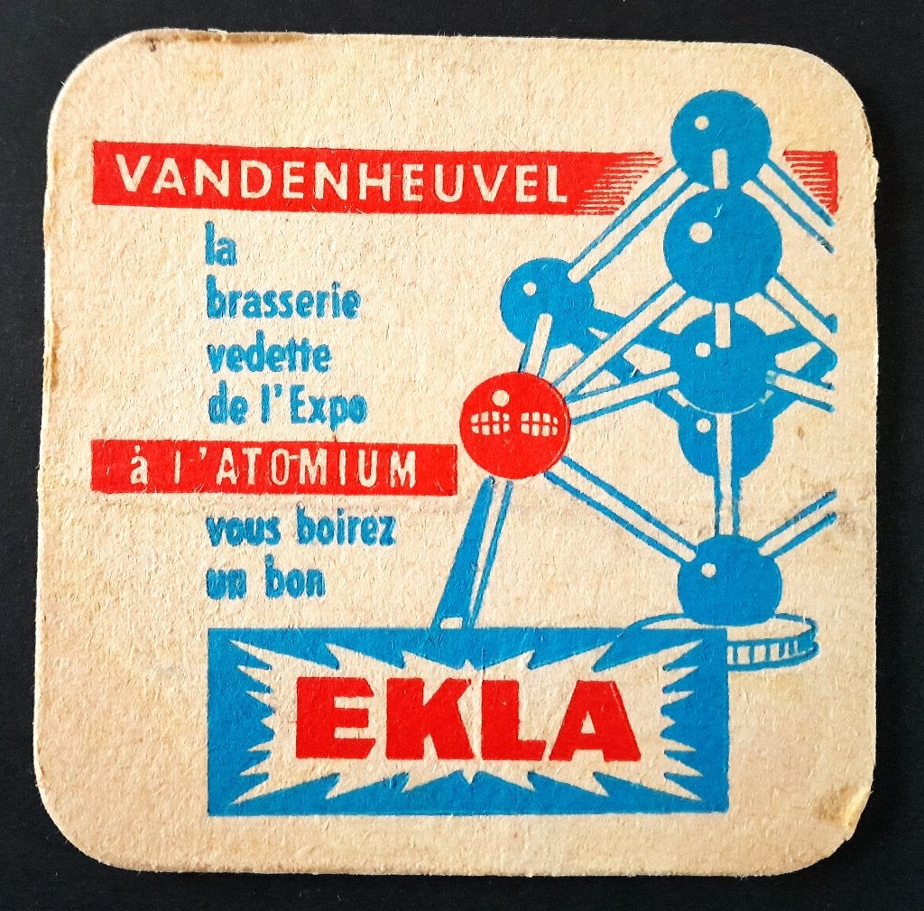 Brasserie Vandenheuvel Ekla Sous Bock Recto/Verso, Collections, Marques de bière, Envoi, Utilisé, Sous-bock, Autres marques
